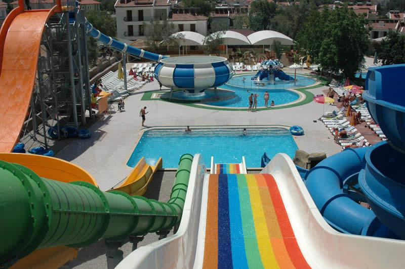 Посетили аквапарк. Олюдениз Water Park. Ватер ворлд Фетхие. Турция Фетхие отель рядом с аквапарком. Ecenaz Üçel Hotel.